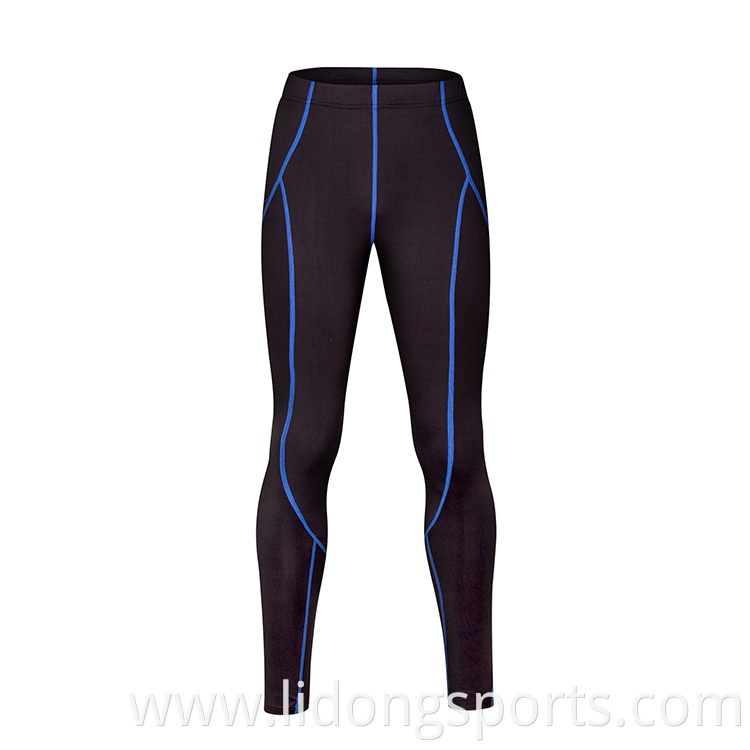 wholesale mens Gym pants high elasticity Spandex fitness clothing gym